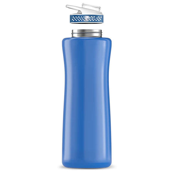 42oz. Navy Stainless Steel Bottle & Comfort Grip Lid